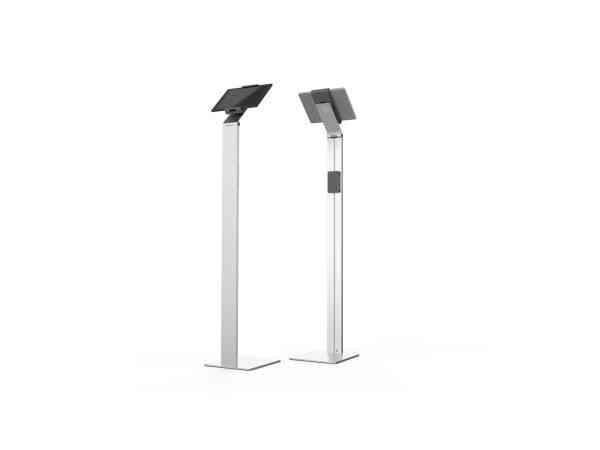 Tabletholder Gulvstander Durable Floor i Sølv