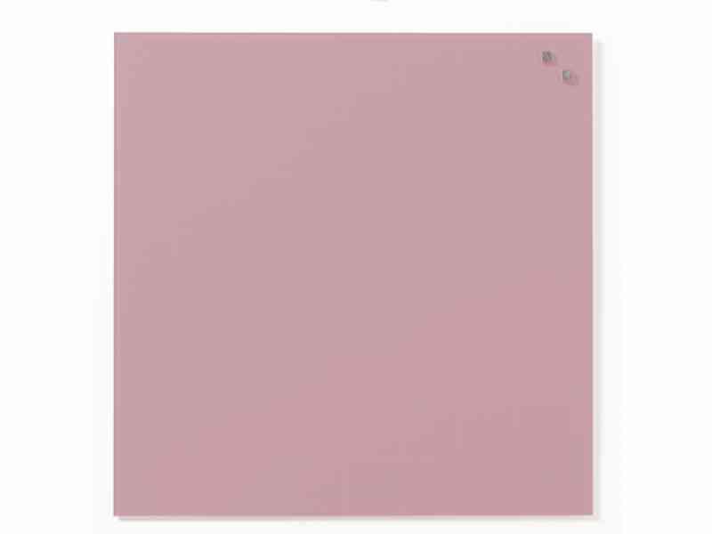 Magnetisk Glastavle Naga 45X45 Cm Lys Pink