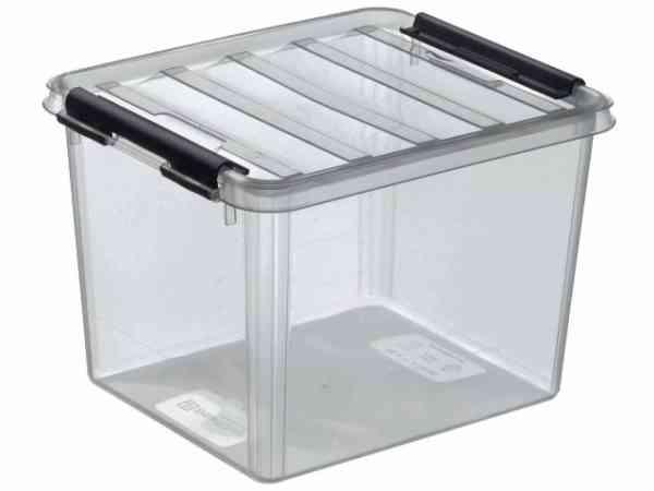 Plastkasse Smartstore™ Classic 3 Transparent - 3 Ltr. Med Låg 21X17x15 Cm - (1 Stk.)