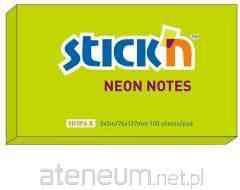 Stickn Neon Grønne Klisternoter (205542) – Perfekt til Notater