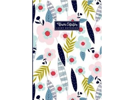 Frisk Notesbog med Ternede Blomster - Begrænset Udbud!